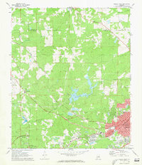 1971 Map of Opelika West, Lee County, AL — High-Res | Pastmaps